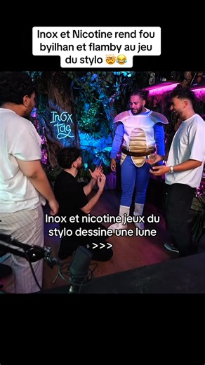 Inoxtag et nicotine rend fou byilhan et flamby au jeu du stylo 🤯😂😂🤣 Partie 7 | Inoxtag