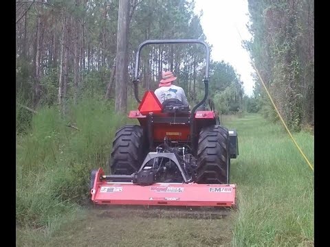 Woodmaxx Flail Mower Cutting Grass #masseyferguson #exmark #exmarkmanufacturing #tractor #tractors