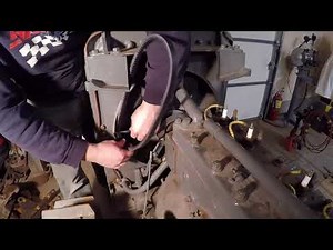 Caterpillar Ten Fan Belt Replacement