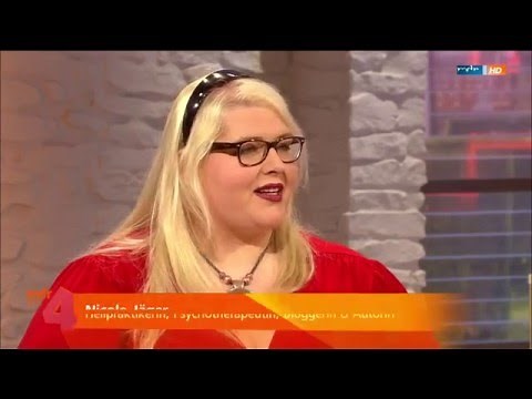 Die Fettlöserin Nicole Jäger bei "MDR um 4" zu ihrem Buch und ihrem Bühnenprogramm