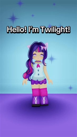 Sarah on Instagram: "Doing Twilight’s Nails in Roblox! 💅🏻 ✨ 💜 #roblox #mlp #nailart"