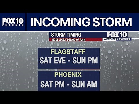 Big storm coming to parts of Arizona this weekend | FOX 10 Phoenix