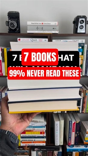These 7 Books Will Rewire Your Brain & Make You Smarter Forever #books #bookrecommendations #shorts