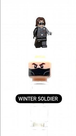 How To Make A LEGO HAWKEYE Minifigure from Marvel Rivals! #shorts