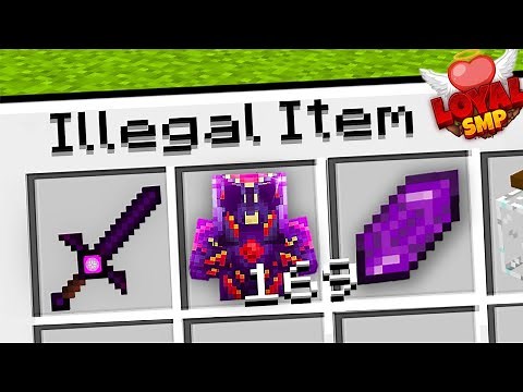 How I Get These Illegal Items In This Minecraft SMP