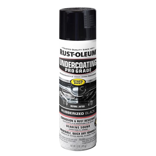 Rust-Oleum Automotive Rubberized Undercoating Matte Spray paint, Black, 15 oz