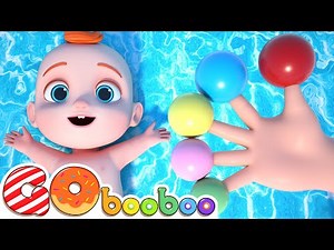 Finger Family Song (Swimming Pool Edition) | GoBooBoo Kids Songs & Nursery Rhymes