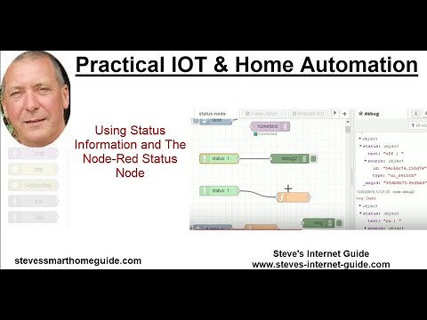 Using Status Information and The Node-Red Status Node