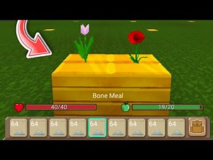 How to Grow Flowers on Gold Bars! All New Glitch in Skyblock - Blockman Go