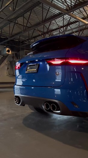 Optimal Sound of an SUV Exhaust: Jaguar F-Pace SVR