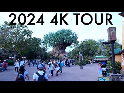 Disney's Animal Kingdom 2024 Complete Tour & Walkthrough in 4K | Walt Disney World January 2024
