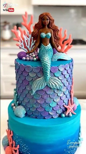 Magical Mermaid Cake 2025 – Dive Into Sweetness for Your Birthday!