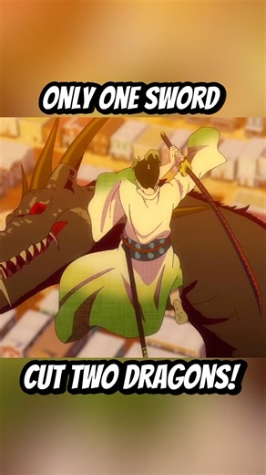 Only One Sword Cut Two Dragons! #onepiece #strawhats #eloypiece