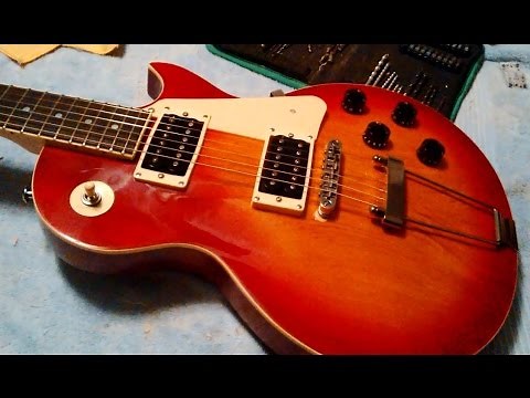 Do It Yourself - Installing A Trapeze Tailpiece On A Les Paul Style Guitar