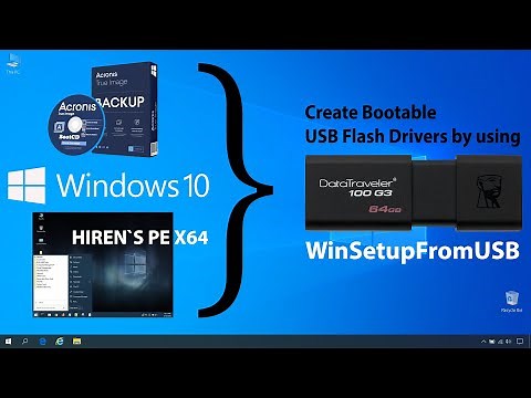 How to create MultiBoot USB Flash Drive Multiple OS using WinSetupFromUSB