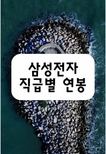 삼성전자 직급별 연봉 정리 및 분석