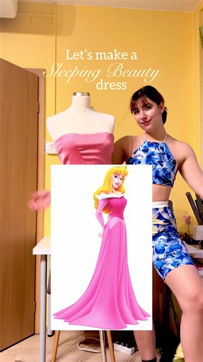Which Disney princess dress would you like to see next?☺️ #sewing #sewingtutorial #sewingdiy #princessdress