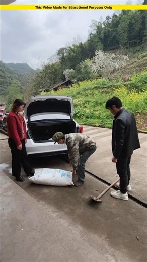 Why did the laborer pick up the sack?