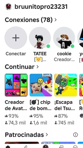 este es mi usuario voy a estar aceptando