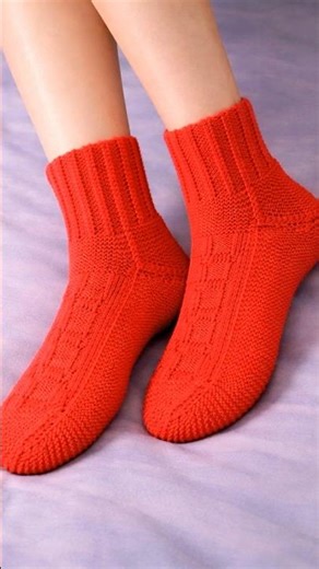 How to knit socks on two needles. #knitting # socks