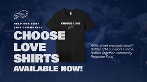 'Choose Love' Bills shirts are now available