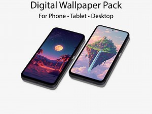 Pixel Realm 10-pack Wallpapers | Digital Backgrounds for Phone • Tablet • Desktop | Instant Download - Etsy