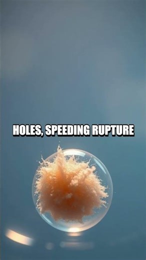 The Quiet Burst of a Bubble