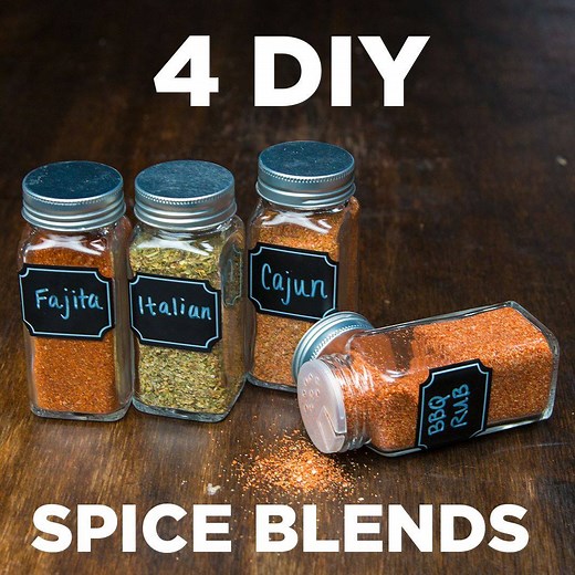 Make your own spice blends at home! ✨ FULL RECIPES: https://tasty.co/compilation/4-diy-spice-blends | Goodful
