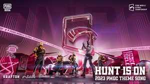 🌟Check out the official music video for the 2023 PMGC THEME SONG ""HUNT IS ON""! 🎶 Theme song available in game and get it now to immerse yourself with the electrifying beats! 2023 PMGC outfit will be available on Dec 8th, suite up with your squad and ready for the biggest event of the year!💪💪 🤩LIVE ON DEC.8TH - DEC.10TH, 2023, 10:45(UTC 0)!! Come join us! 🔥Download PUBG MOBILE now: https://pubgmobile.live/PMGC2023 #PMGC #PMGC2023 #PUBGMOBILE #PUBGMESPORTS #PUBGM | PUBG MOBILE
