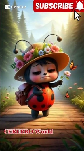 Heartbroken Ladybug Girl Walks 🐞💔 || Lost Ladybug Girl’s Walk 🐞😓 || Sad Ladybug Girl Wanders 😢🐞