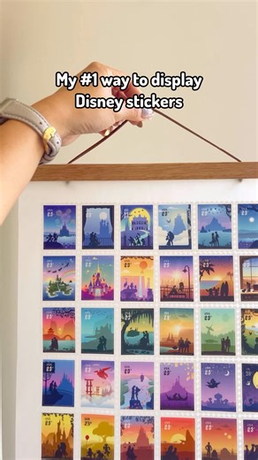 ✨This literally takes 2 minutes to make a reusable display for stickers. 1️⃣ First, you need parchment or baking paper (available in grocery or convenience stores). The reason is because they are coated with silicone, which is the same material sticker backing is made from. So any stickers stuck on there can be peeled off and reused!! 2️⃣ Second, you need magnetic poster board (available from Amazon or craft stores). 3️⃣ Stick your stickers on your baking paper, put it in the poster board, and h