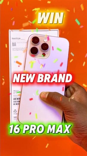 Giveaway i Phone 16 Pro Max | iPhone Giveaway New Video | #iphone #viralshorts #shorts