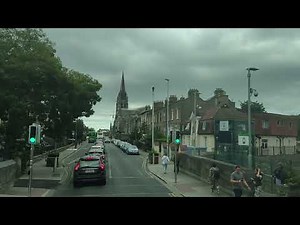 Bus Éireann Ride: M3 Motorway to Dublin City Centre (upper deck view)