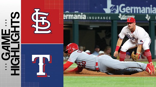 Cardinals vs. Rangers Highlights