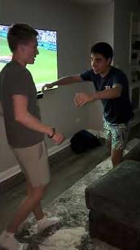WWE couch moves and wrestling with my friend