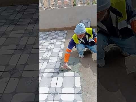 How to Install Ceramic Tiles on a Roof Floor | Step-by-Step Guide