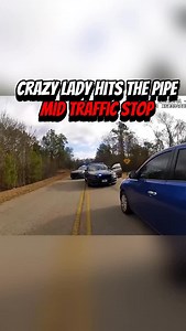 65K views · 7.7K reactions | Crazy lady hits the pipe mid traffic stop #fyp #police #news #explore #dashcam #cops #bodycam #reelsofinstagram #reels #reelsinstagram | Dashcamgonewild | Facebook