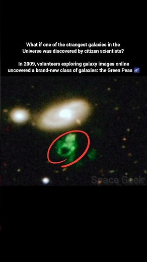 A New Type of Galaxy Was Discovered on the Internet by Volunteers! #space #galaxy #astronomy