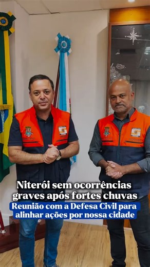 Rodrigo Neves | Mesmo diante das chuvas intensas dos últimos dias, Niterói não registrou ocorrências graves. Desde ontem, acompanho de perto o trabalho do... | Instagram