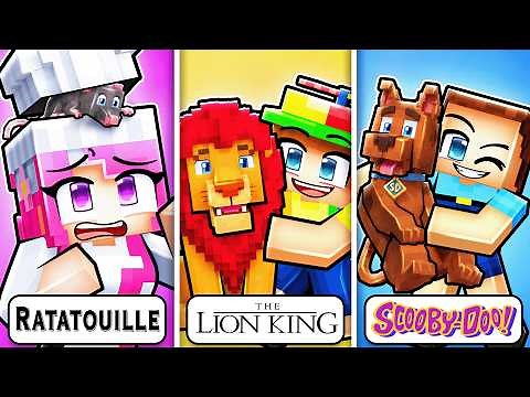 I Adopted MOVIE PETS in Minecraft!