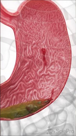 ⚠️ Bleeding Gastric Ulcer: When the Stomach Lining Breaks Down ⚠️