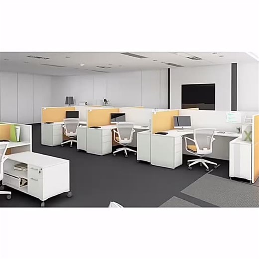 Office cubicle computer modular office workstation work table office furniture standard aluminum room divider office partitions