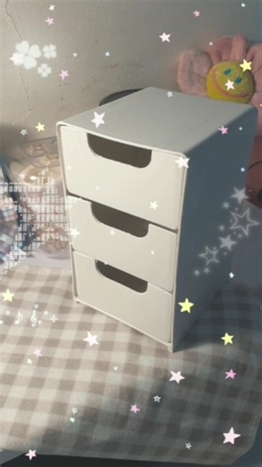 Unboxing a 3-tier desk decor storage unit #sunn #unboxing #fyp