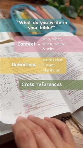 Bible journaling and bible study tips. What to write in your bible #biblejournaling #biblestudy