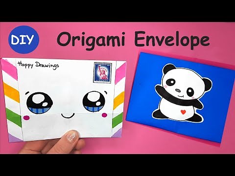 DIY Origami Envelopes ! How to Make Mini Origami Envelope Super EASY