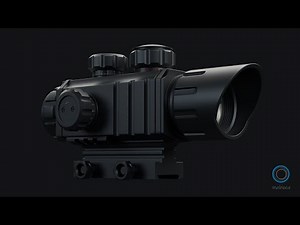 Modeling a Rifle Scope by Polygon Modeling Tools in Maya