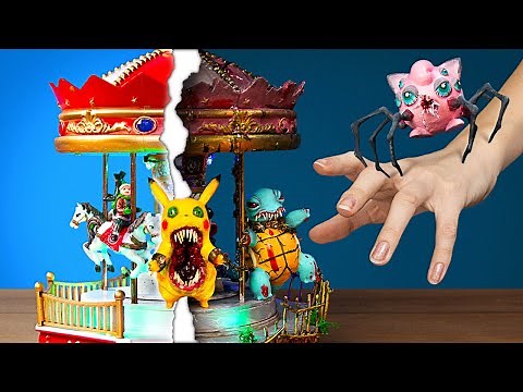 Nightmare Pokémon Carousel with Your Favorite Pokémon Monsters! ӀӀ DIY Project