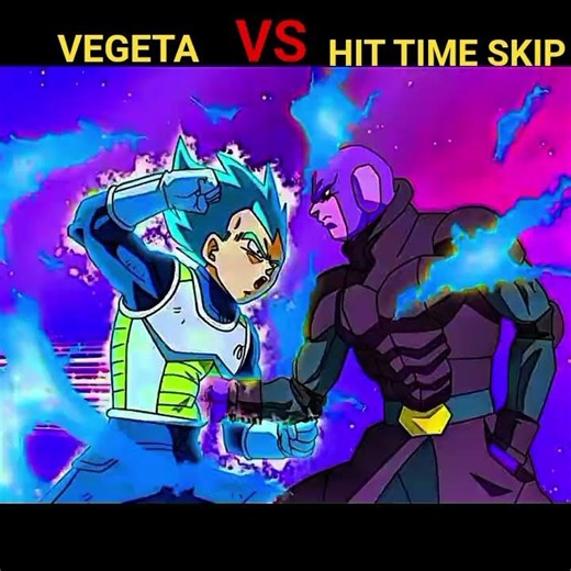 Vegeta vs hit Time skip#anime#vegeta#goku#dragonball