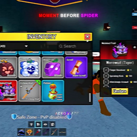 Moment Before Spider 🥶 #roblox #99nights #reels #usa #99nightintheforest #gaming | STUD 1