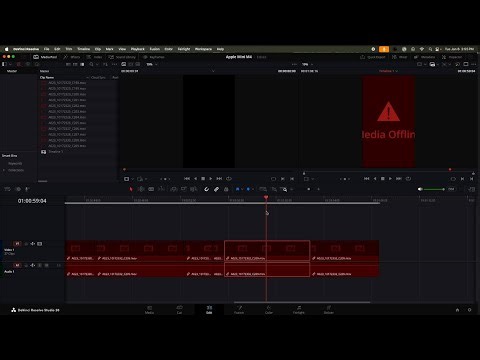 How to find missing media files in DaVinci Resolve
